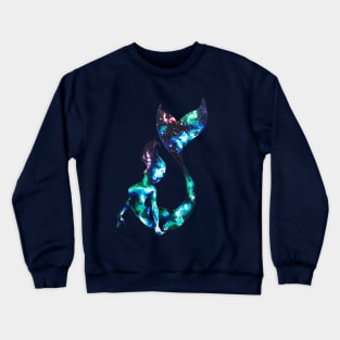 Galaxy Mermaid Silhouette Crewneck Sweatshirt